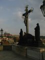 A statue on Charles Bridge